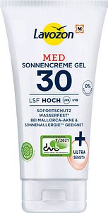 Lavozon LSF 30 Hoch MED Gel Sonnencreme 150 ml