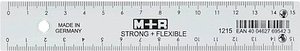 M + R Lineal STRONG + FLEXIBLE 15,0 cm, glasklar