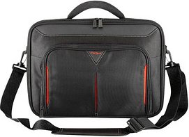 Thumbnail - Targus Laptoptasche Classic+ Kunstfaser schwarz/rot CN414EU bis 35,6 cm (14 Zoll)