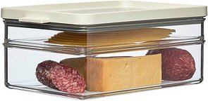 MEPAL Frischhaltedosen Omnia 9,4 cm hoch weiß 0,5/1,2 l, 1 St.