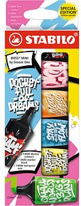 STABILO MINI by Snooze One Textmarker farbsortiert, 6 St.