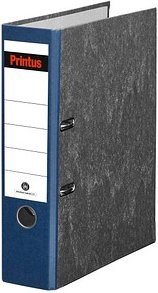 Printus Ordner dunkelblau marmoriert Karton 8,0 cm DIN A4