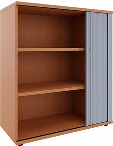 fm Rollladenschrank buche 2 Fachböden 100,0 x 44,2 x 113,3 cm