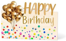 LUMA Geburtstagskarte Happy Birthday bunt