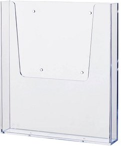 Thumbnail - helit Wandprospekthalter transparent DIN A4 22,5 x 3,9 x 25,0 cm, 1 St.
