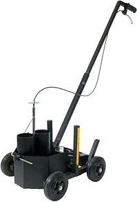 Thumbnail - Markierwagen Durable DURALINE® EasyTrack, für 2 Dosen mit jeweils 750 ml, Strichbreite 40-100 mm, höhenverstellbare Grif...