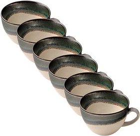 Thumbnail - HEART & SOUL Kaffeetassen Perfect Match Avocado grün 0,34 l, 6 St.