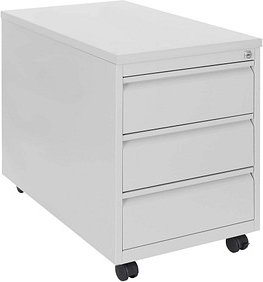Thumbnail - Gürkan Rollcontainer lichtgrau 3 Auszüge 46,0 x 79,0 x 62,0 cm