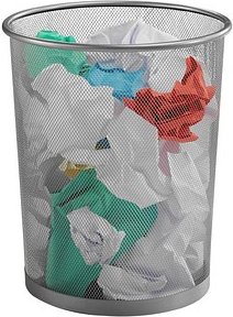 Thumbnail - Zeller Meshline Papierkorb 17,5 l grau, 1 St.