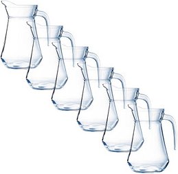 ARCOROC Karaffe 1,0 l, 6 St.