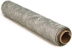 Thumbnail - Rayher Faserseide Modern silber, 30,0 cm x 5,0 m