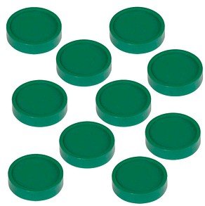 Thumbnail - MAUL Magnete grün, Kunststoff Ø 2,9 x 1,2 cm, 10 St.