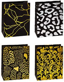 Thumbnail - 12 TSI Geschenktüten PREMIUM DESIGN Motiv sortiert 18,0 x 23,0 cm