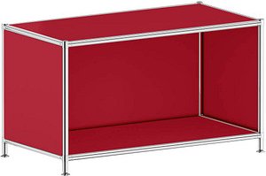 viasit Aktenregal System4 rubinrot 77,9 x 40,4 x 43,2 cm