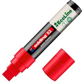 edding 52 EcoLine Lackmarker rot 4,0 - 15,0 mm, 1 St.