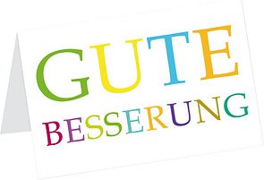 LUMA Genesungskarte Gute Besserung DIN B6