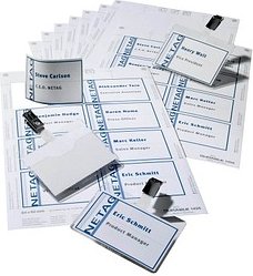 Thumbnail - DURABLE Namensschilder mit Clip 9,0 x 6,0 cm, 20 St.