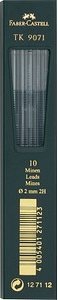 Thumbnail - FABER-CASTELL TK 9071 Fallminen-Bleistiftminen schwarz 2H 2,0 mm, 10 St.
