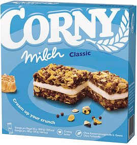 CORNY milch Classic Müsliriegel 4 Riegel