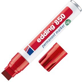 edding 850 Permanentmarker rot 5,0 - 16,0 mm, 1 St.