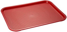 APS Tablett rot rechteckig 45,0 x 35,5 cm