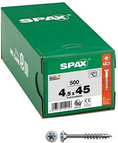 Thumbnail - SPAX® Universalschrauben T20 Senkkopf WIROX 0191010450455 4,5 mm x 45 mm, 500 St.