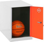 Simonrack Spind SIMONLOCKER DISM weiß, orange 8425437116490, 1 Schließfach 30,0 x 50,0 x 47,5 cm