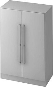 HAMMERBACHER Aktenschrank Akandia, V7550/5/5/NU lichtgrau 2 Fachböden 80,0 x 42,0 x 127,0 cm