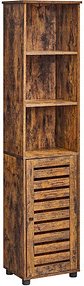 VASAGLE Badschrank braun 40,0 x 30,0 x 167,0 cm