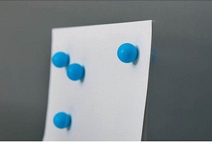 Thumbnail - MAUL Kugelmagnete blau, Kunststoff Ø 1,2 cm, 4 St.