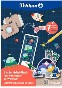 Thumbnail - Pelikan zum Basteln Weltraum Malbuch