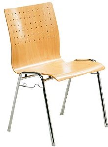 Thumbnail - Mayer Stapelstuhl myARCADO 2117 01 91 natur Holz, 1 St.