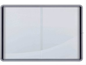 nobo Schaukasten silber 18x DIN A4 141,2 x 5,4 x 100,0 cm, 1 St.