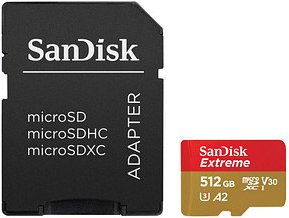 SanDisk Speicherkarte microSDXC-Card Extrem, 512 GB, 1 St.