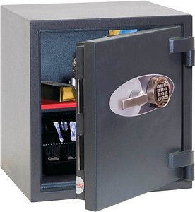Thumbnail - phoenix Tresor Mercury Sicherheitsstufe 2 nach EN 1143-1 mit Feuerschutz graphitgrau 52,0 x 50,0 x 55,0 cm
