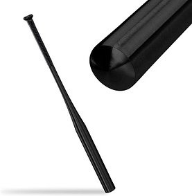 relaxdays Baseballschläger schwarz, 1 St.