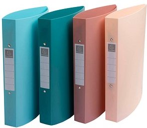 Thumbnail - Exacompta Skandi Ringbücher 2-Ringe farbsortiert 4,0 cm DIN A4, 12 St.