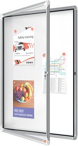 nobo Schaukasten silber 9x DIN A4