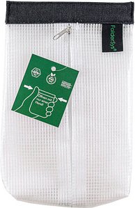 FolderSys Schnappverschlussbeutel transparent/schwarz 0,20 mm, 1 St.