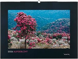 KUNTH Monats-Wandkalender Aufgeblüht 2026