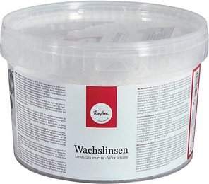 Rayher Wachslinsen Dose 1500,0 g weiß