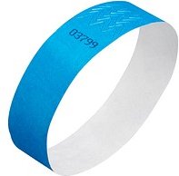 WOLF & APPENZELLER Eintrittsbänder blau, 100 St.