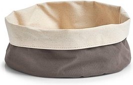 Zeller Brotkorb anthrazit, creme