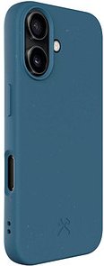 WOODCESSORIES Bio Case Handy-Cover für Apple iPhone 16 navy