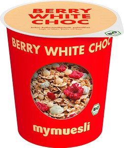 mymuesli Bio Berry White Choc Müsli 12x 85,0 g