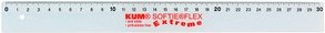 KUM Lineal L03 Softie Flex 30,0 cm, transparent