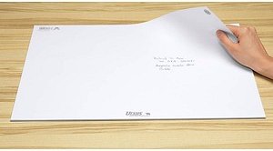 Thumbnail - Ursus Schreibtischunterlage weiß Papier 52,5 x 37,5 cm, 40 Blatt