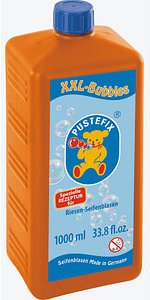 PUSTEFIX® Seifenblasenflüssigkeit Nachfüllflasche XXL-Bubbles 1000 ml, 1 St.