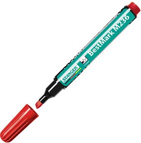 STANGER BestMark M236 Permanentmarker rot 1,0 - 4,0 mm, 1 St.