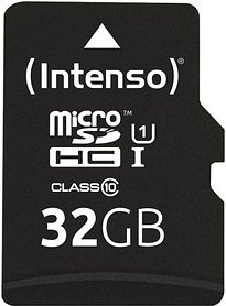Intenso Speicherkarte microSDHC-Card PREMIUM, 32 GB, 1 St.